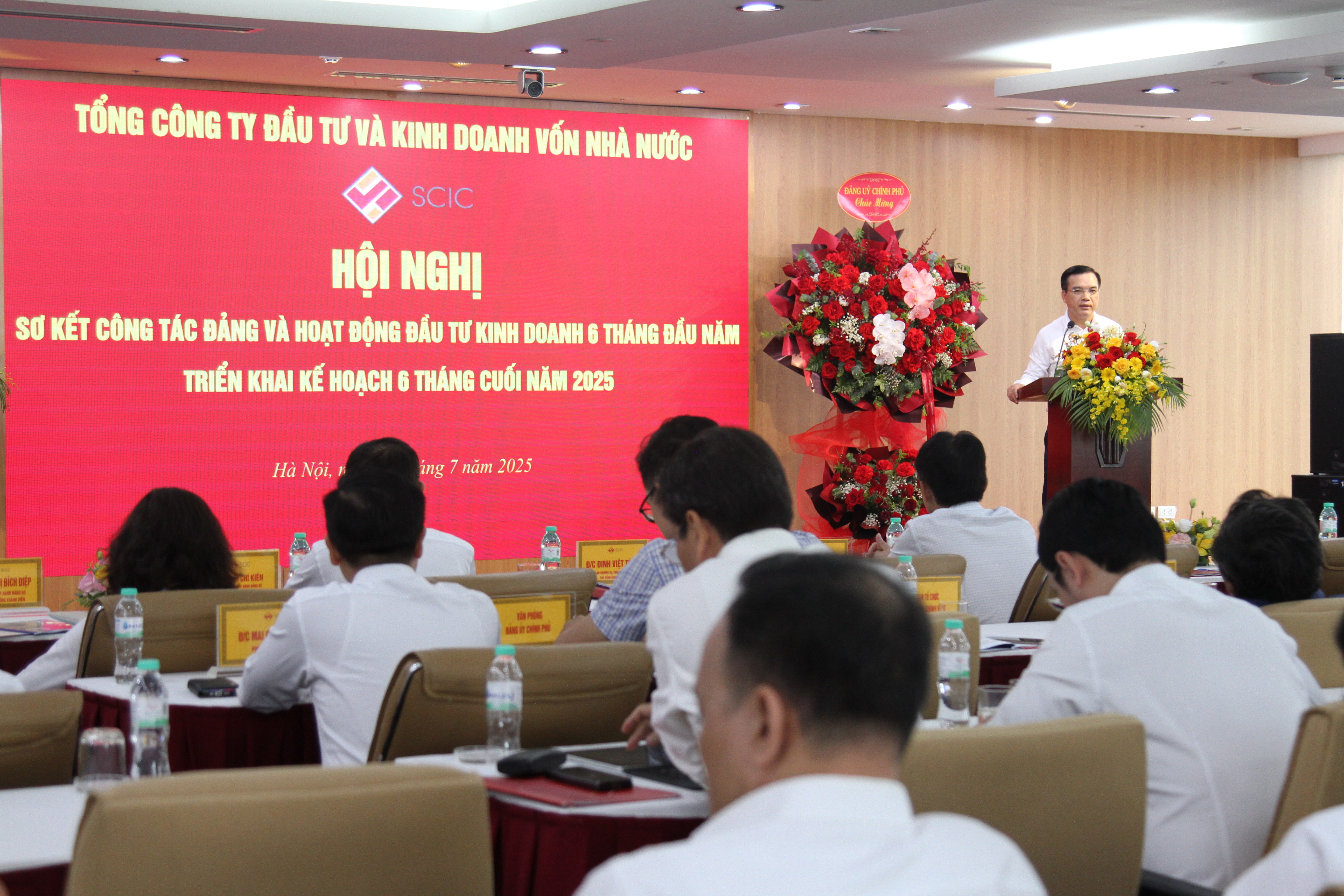 SCIC tổ chức Hội nghị sơ kết công tác Đảng và hoạt động đầu tư kinh doanh 6 tháng đầu năm - Triển khai kế hoạch 6 tháng cuối năm 2025