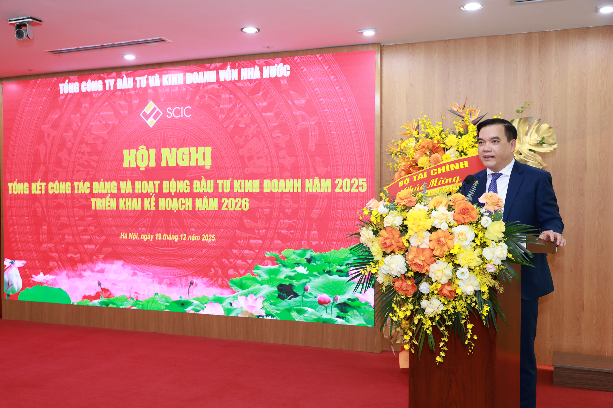 SCIC tổ chức Hội nghị tổng kết công tác Đảng và hoạt động đầu tư kinh doanh năm 2025, triển khai kế hoạch năm 2026