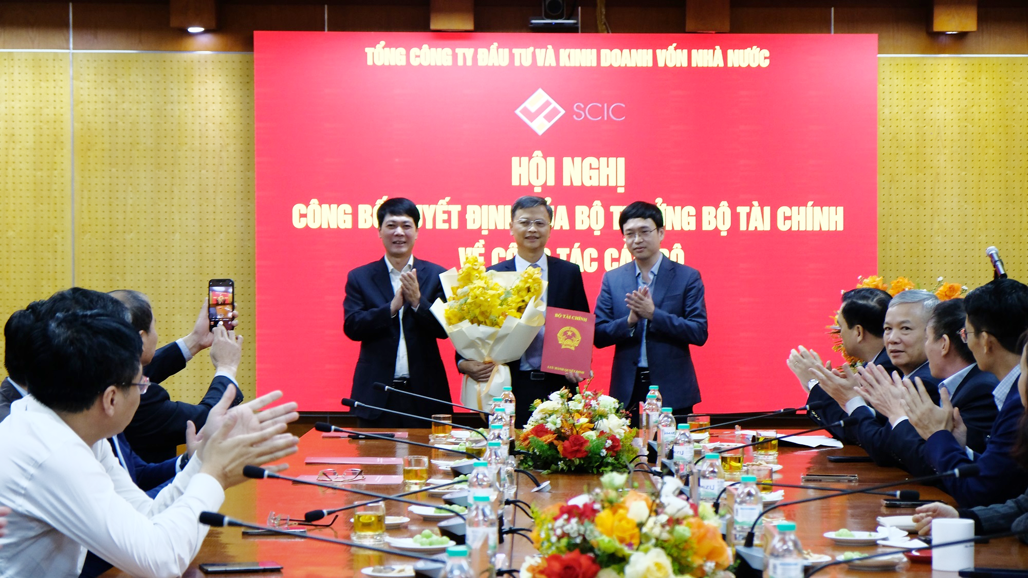 Hội nghị công bố Quyết định của Bộ Tài chính bổ nhiệm Kiểm soát viên tại Tổng công ty Đầu tư và Kinh doanh vốn nhà nước