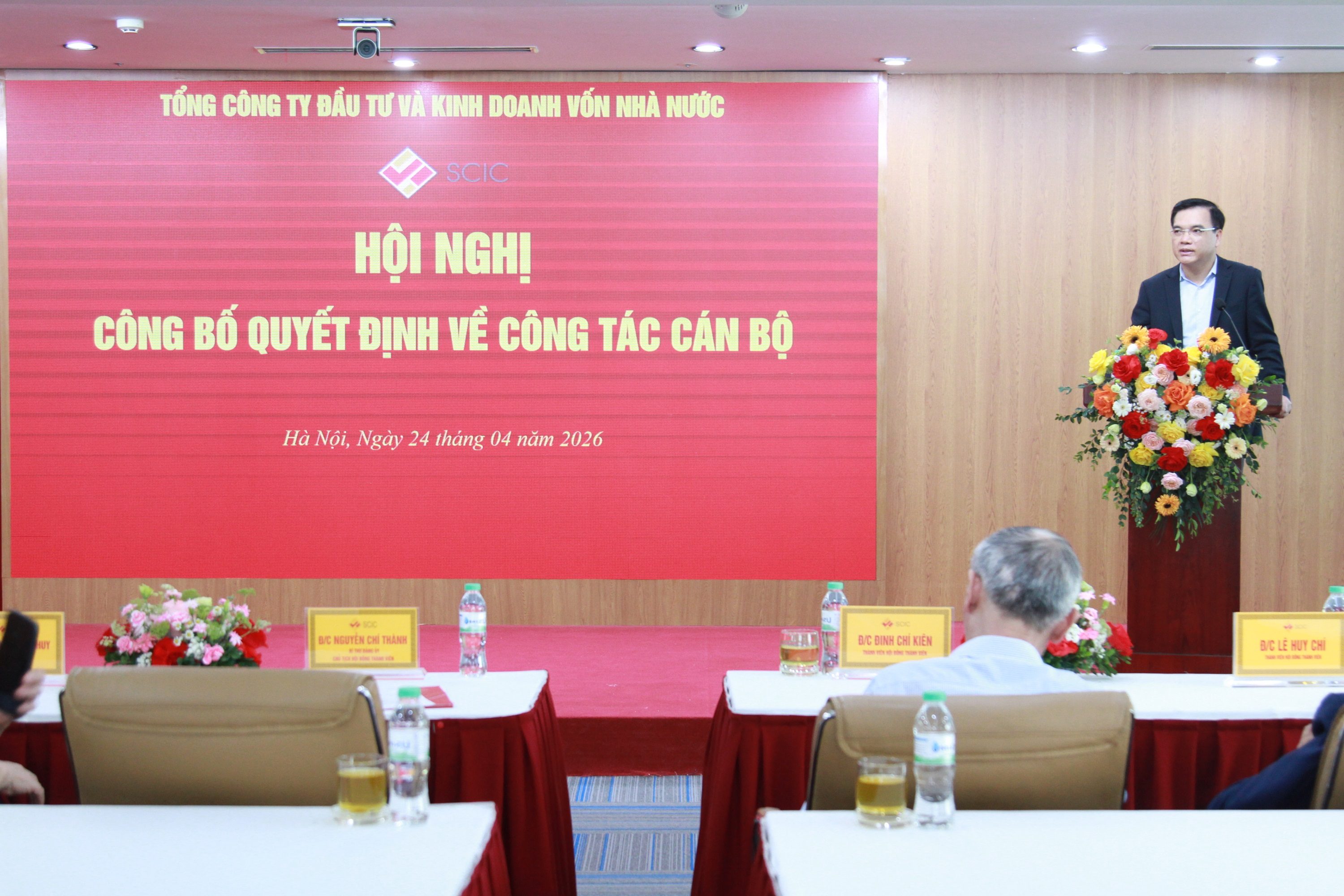 Hội nghị công bố Quyết định về công tác cán bộ