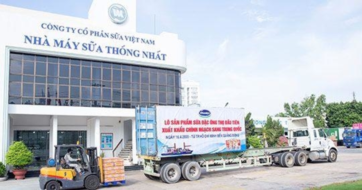 Vượt trở ngại covid, Vinamilk xuất khẩu sữa qua Trung Quốc